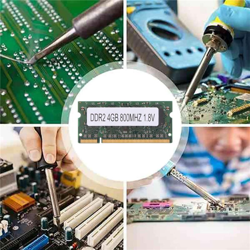 RAM DDR2 4 Go 800 Mhz pour Ordinateur Portable PC2... - 6