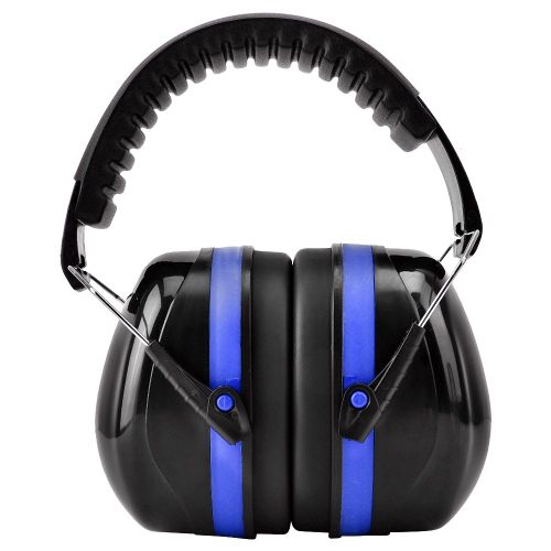Casque antibruit, Protection Contre Le Bruit, protège-Oreilles en éponge Haute densité pour Enfants et Adultes, Protection auditive pour Le Sommeil, étude, Travail, Course(Bleu)