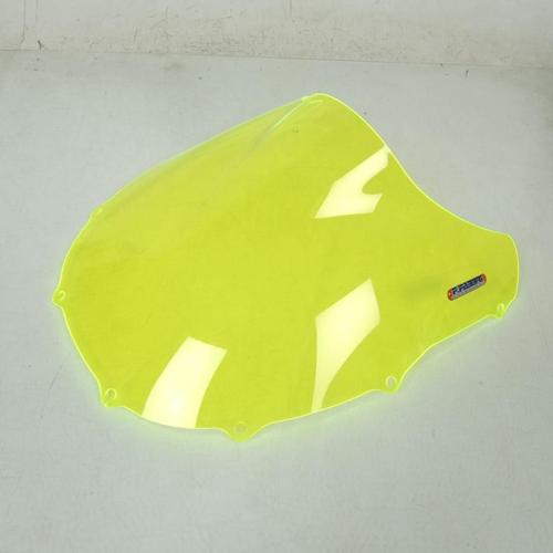 Bulle Transparent Jaune Fabbri Pour Moto Kawasaki 750 Zx7rr 1996 À 2003 K 019