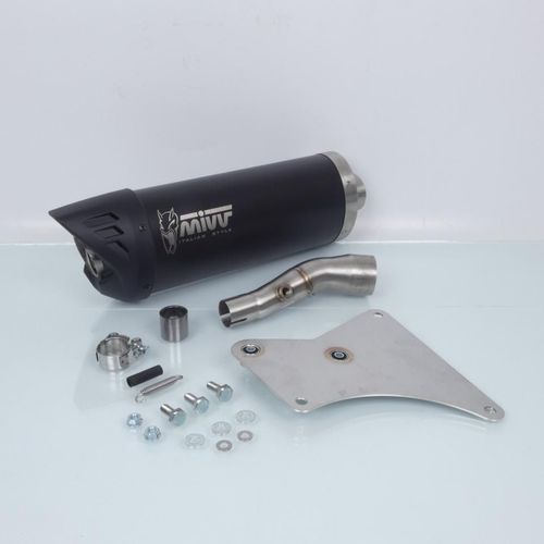 Silencieux Mivv Mover Inox Pour Scooter Honda 300 Nss Forza Abs 2018 À 2020 Neuf