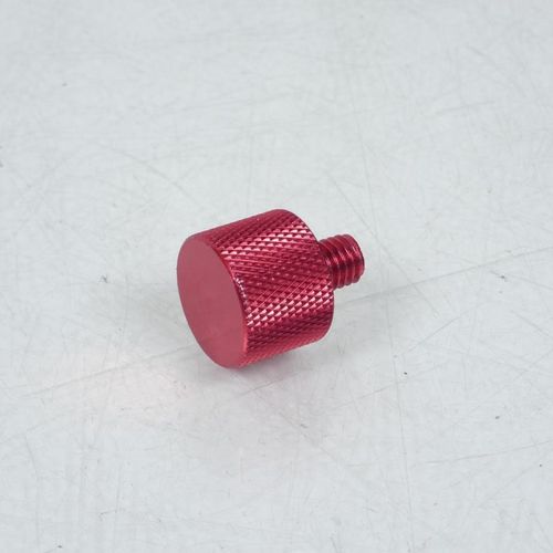 Embout De Guidon M8 Pas De 1.25 Aluminium Rouge Teknix Pour Moto Neuf