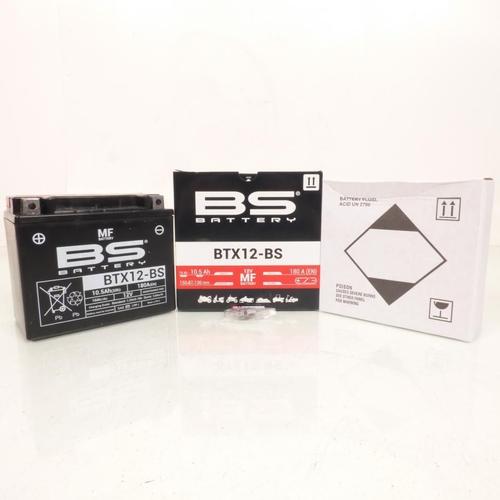 Batterie Bs Battery Pour Moto Kawasaki 650 Versys 2007 À 2008 Ytx12-Bs Neuf