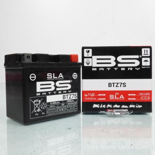 Batterie Sla Bs Battery Pour Scooter Aprilia 125 Sr 1999 À 2003 Ytz7s-Bs / 12v 6ah Neuf