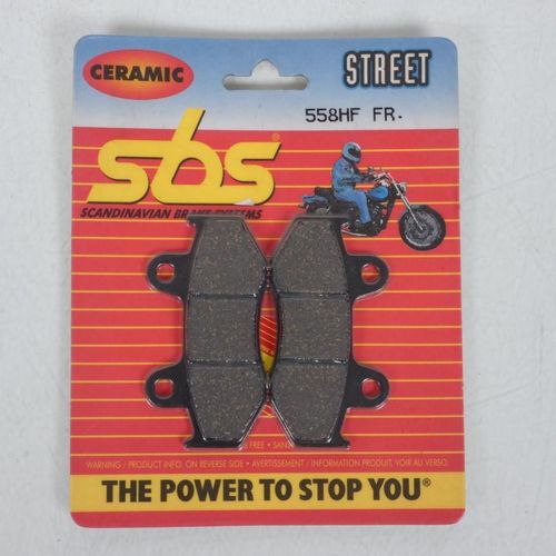 Plaquette De Frein Sbs Pour Moto Honda 250 Cn Spazio 1988 À 1989 Av 558hf Fr