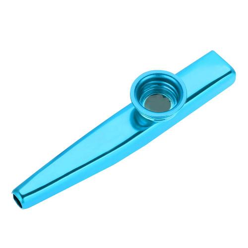 Kazoo Instrument Pour Enfants, Kazoo En MéTal Instrument De Musique Cadeau Jouet Pour Enfants(Bleu)