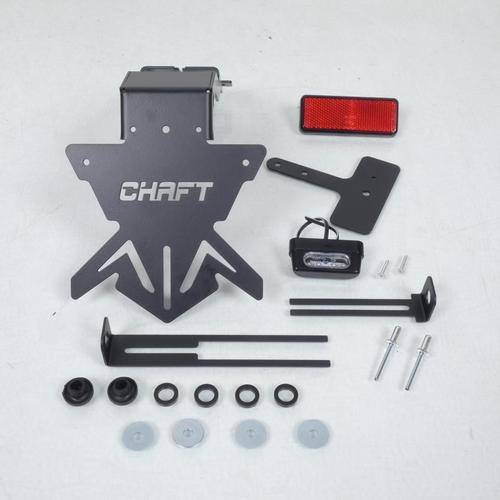 Kit Support Plaque Immatriculation Chaft Pour Moto Suzuki 750 Gsx-S Ul421 Noir