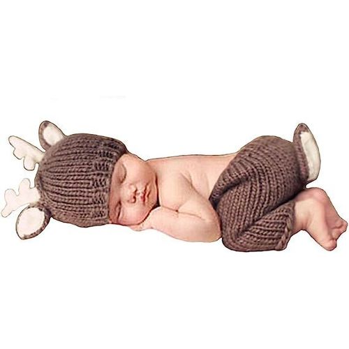 Nouveau-Né Bébé Photographie Accessoires Tenues Beau Garçon Chapeau Pantalon Fille