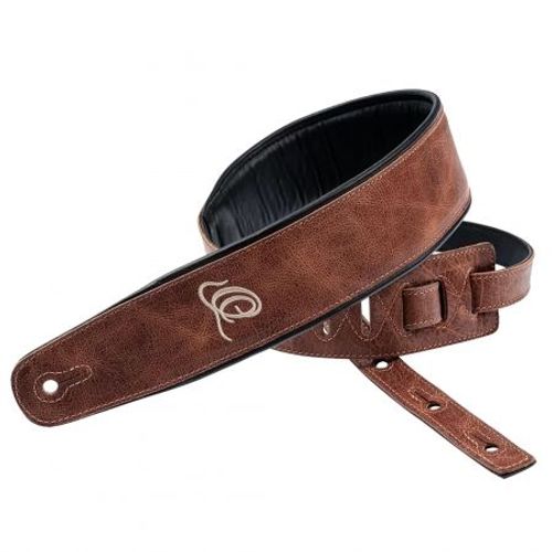 Ortega - Oscl-5 - Courroie Guitare Cuir Vegan Caramel