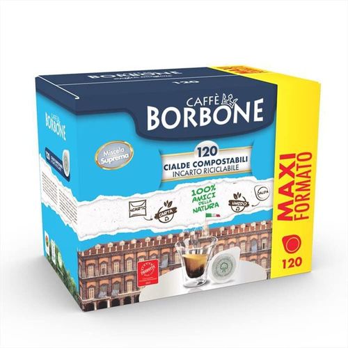 Cialde Ese 44mm Caffe Borbone Miscela Suprema Oro Box 120pz