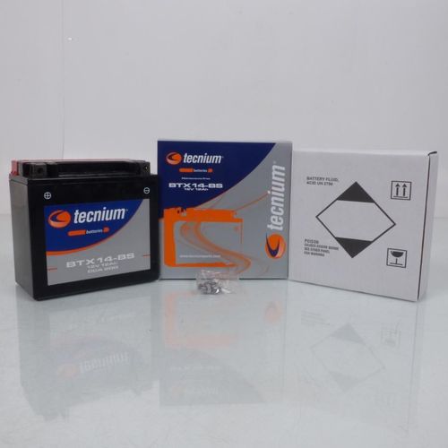 Batterie Tecnium Pour Moto Hyosung 650 Gt Comet R/S 2004 À 2006 Ytx14-Bs / 12v 12ah Neuf
