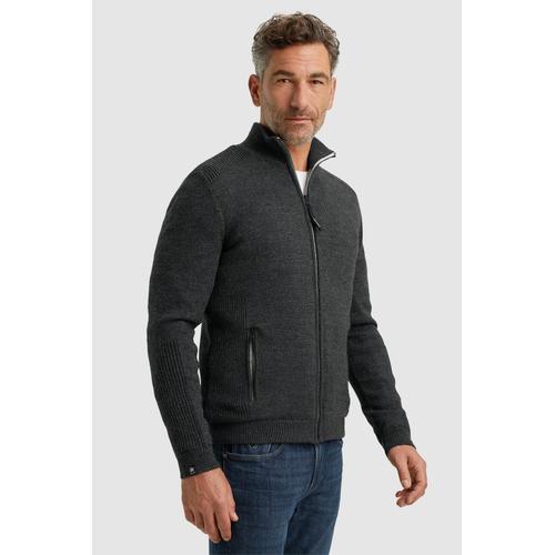 Vanguard Cardigan Mix Laine Anthracite Gris Taille Xxl