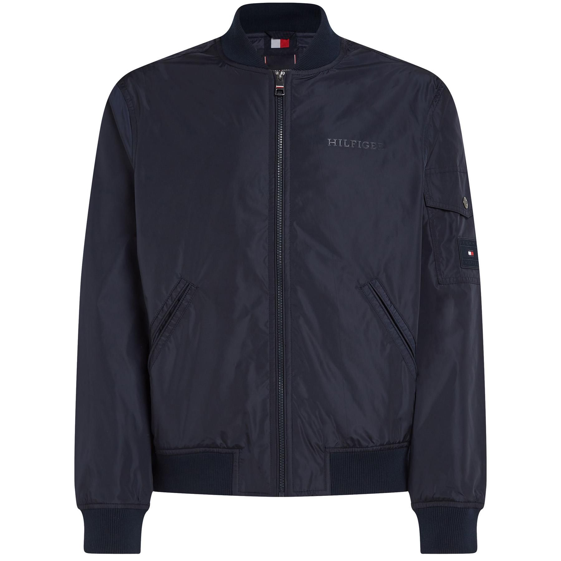 Blouson Tommy Hilfiger Rwb Varsity Bomber Bleu Marine