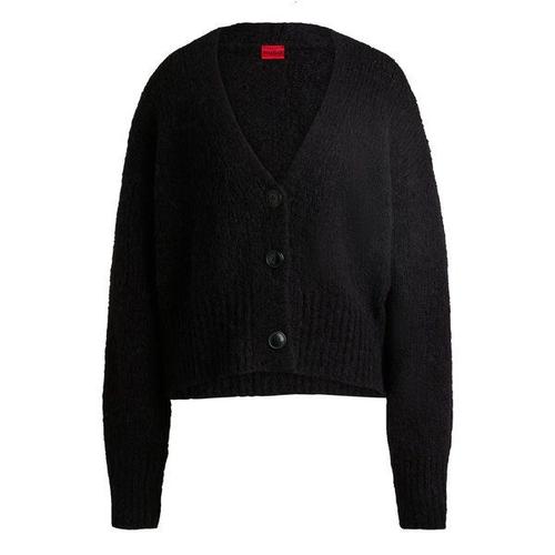 Cardigan Oversize À Encolure En V Et Longueur Raccourciel,M,S,Xs