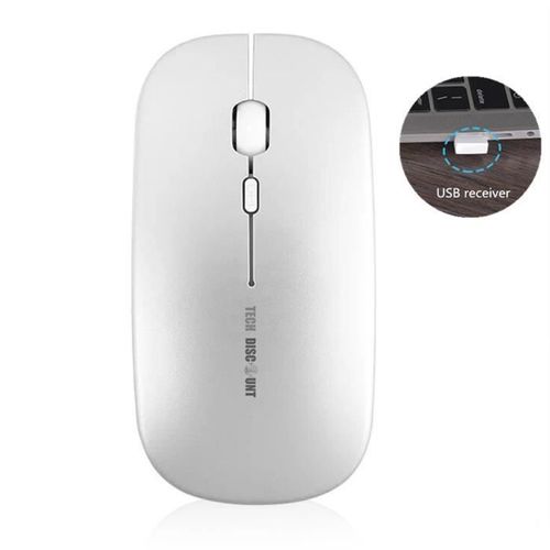 Souris sans fil TD® Universelle Bouton silencieux Plug and Play