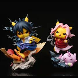 Pokémon Figurine Jouet - 6 Pack - Figurine de combat - Pikachu/Bulbas