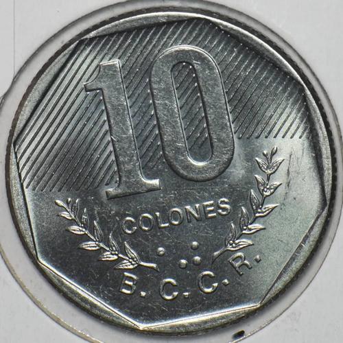 Monnaie 10 Colones Costa Rica 1985