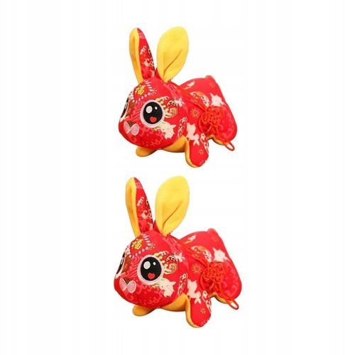 Jouets En Peluche De Lapin Du Nouvel An Chinois Animaux En Peluche