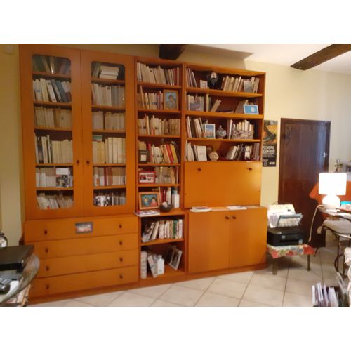 Vends  Brignoles Bibliothèque Contemporaine Merisier