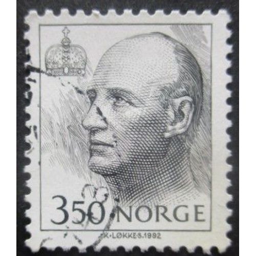 Norvege N°1074 Roi Harald 5 Oblitéré