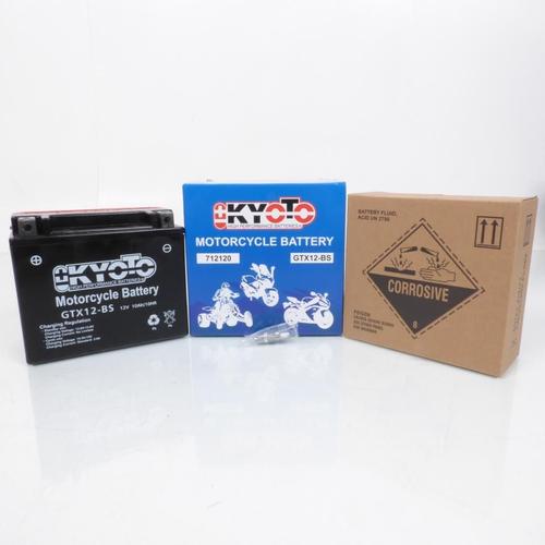 Batterie Kyoto Pour Moto Kawasaki 250 Kdx D Us 1991 À 1995 Neuf