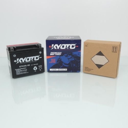 Batterie Kyoto Pour Quad Kymco 500 Mxu Irs 4x4 2011 À 2020 Ytx20l-Bs / 12v 18ah Neuf