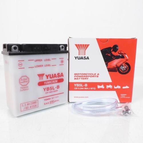 Batterie Yuasa Pour Scooter Peugeot 50 Speedfight 3 2t Ac 2009 À 2013 Yb5l-B / 12v 1.6ah Neuf