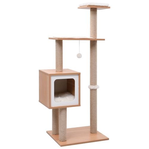 Vidaxl Arbre À Chat Avec Tapis À Gratter En Sisal 123 Cm