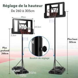 Panier de basket 3,05m