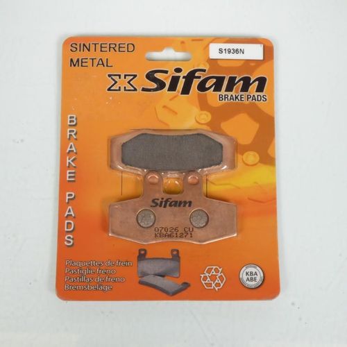 Plaquette De Frein Sifam Pour Moto Ktm 125 Mx 1988 Av / Ar Neuf