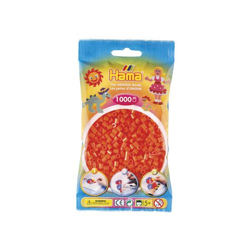 Hama Midi Sachet 1000 Perles Orange