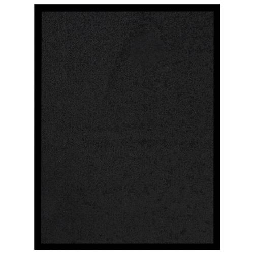 Vidaxl Paillasson Noir 40x60 Cm