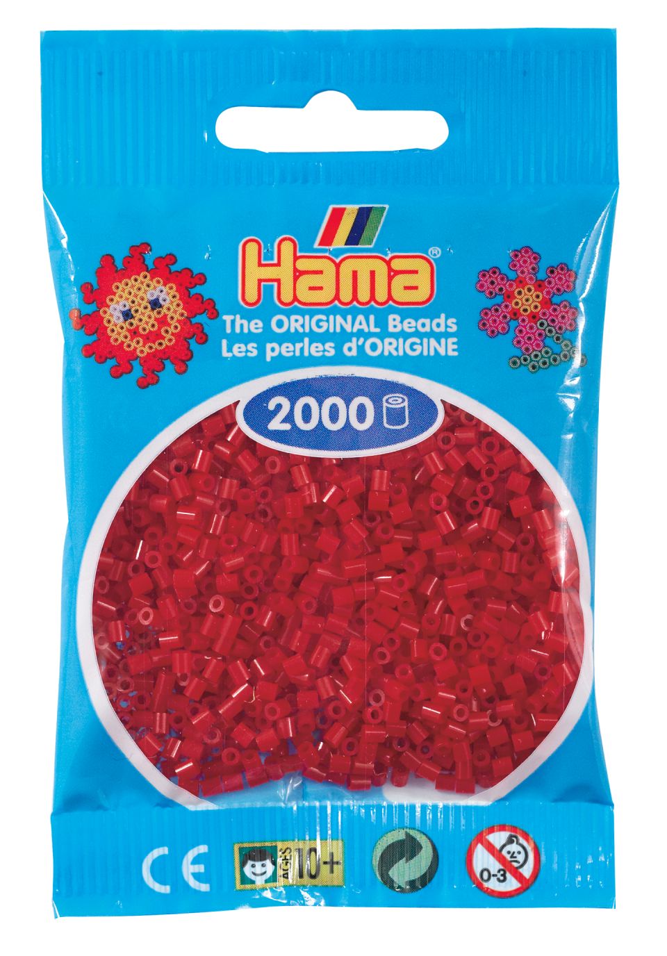 Hama Mini Sachet 2000 Perles Rouge Noël