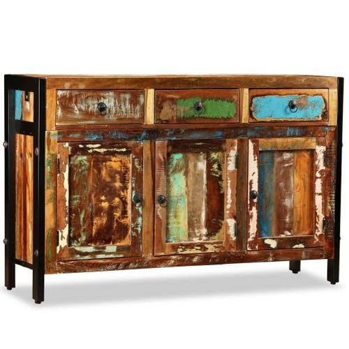 Vidaxl Buffet Bois De Récupération Massif 120x35x76 Cm