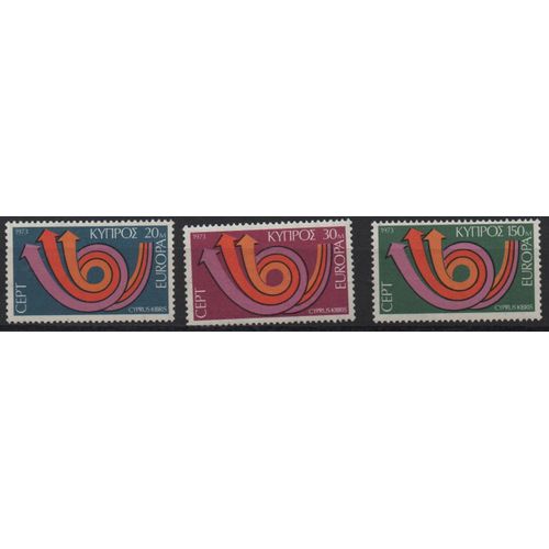 Chypre Timbres Europa 1973