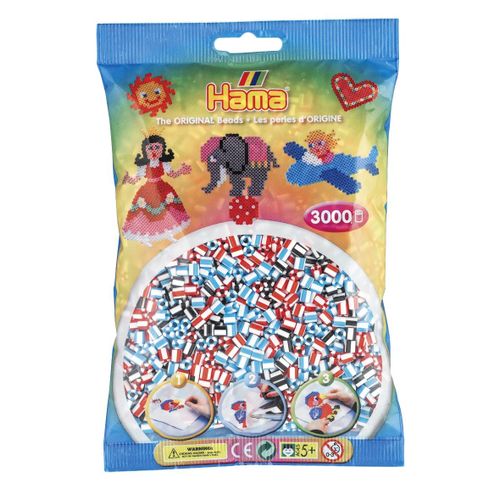 Hama Midi Sachet 3000 Perles Bicolores 1