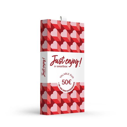 Carte Cadeau Just Enjoy ! Amour - 50 € - Smartbox - Coffret Cadeau Multi-Thèmes