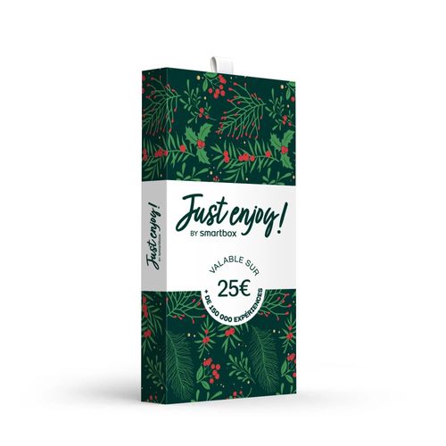 Carte Cadeau Just Enjoy ! Noël - 25 € - Smartbox - Coffret Cadeau Multi-Thèmes