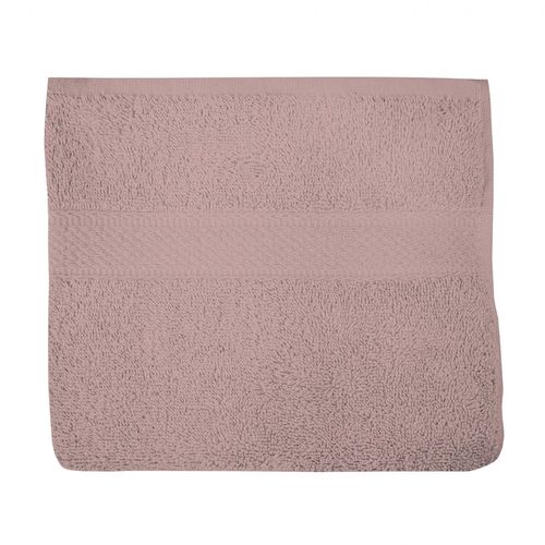 Serviette De Toilette En Coton 500 Gr/M2 50x90 Cm Lagune Vieux Rose, Par Soleil D'ocre