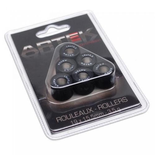 Galet Rouleau De Variateur Artek Pour Scooter Gilera 50 Ice 2000 À 2020 19x15.5 3.5grs Neuf