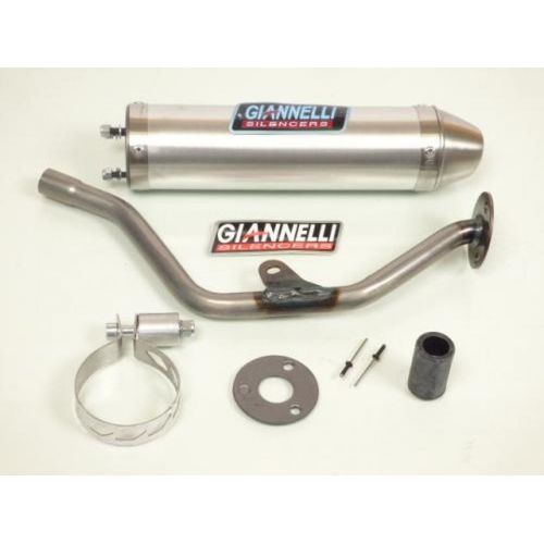 Silencieux D Échappement Giannelli Pour Moto Yamaha 50 Dt R Trail (6t) 2003 À 2011 Neuf