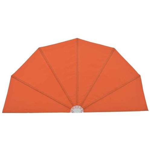 Auvent Paravent Store Brise-Vue Latéral Rétractable De Patio Jardin Terrasse Balcon Protection Visuelle Écran 160 Cm Orange Helloshop26 02_0007076