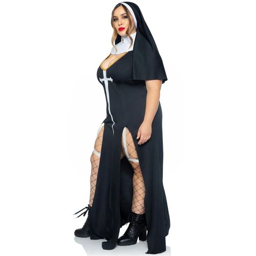 Déguisement Nonne Sexy Grande Taille Femme - Taille: 3xl/4xl (54-58)