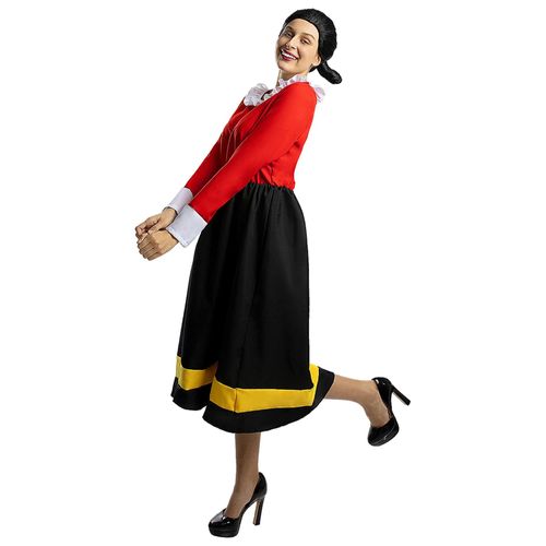Déguisement Olive Avec Perruque - Popeye Femme - Taille: M