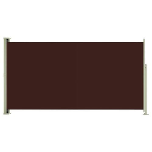 Auvent Paravent Store Brise-Vue Latéral Rétractable De Patio Jardin Terrasse Balcon Protection Visuelle Écran 160 X 300 Cm Marron Helloshop26 02_0007284