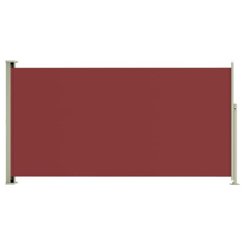 Auvent Paravent Store Brise-Vue Latéral Rétractable De Patio Jardin Terrasse Balcon Protection Visuelle Écran 160 X 300 Cm Rouge Helloshop26 02_0007291