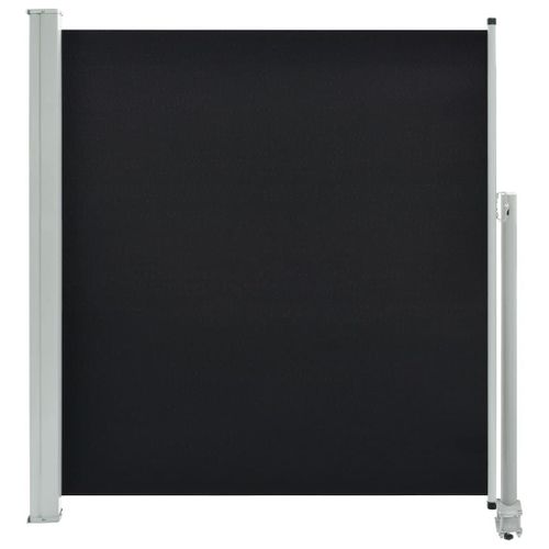 Auvent Paravent Store Brise-Vue Latéral Rétractable De Patio Jardin Terrasse Balcon Protection Visuelle Écran 140 X 300 Cm Noir Helloshop26 02_0007230