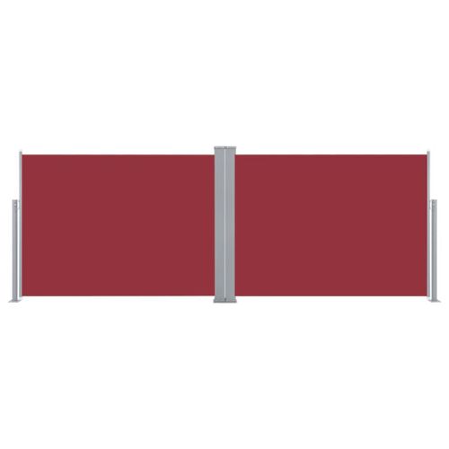 Auvent Paravent Store Brise-Vue Latéral Rétractable De Patio Jardin Terrasse Balcon Protection Visuelle Écran Rouge 120 X 1000 Cm Helloshop26 02_0007455