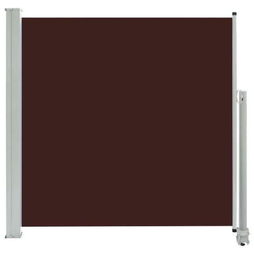 Auvent Paravent Store Brise-Vue Latéral Rétractable De Patio Jardin Terrasse Balcon Protection Visuelle Écran 160 X 300 Cm Marron Helloshop26 02_0007286