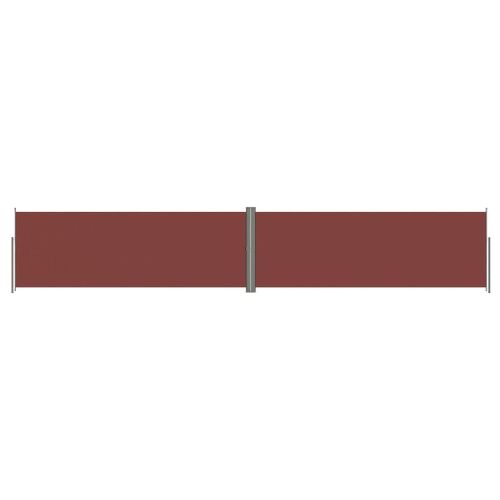 Auvent Paravent Store Brise-Vue Latéral Rétractable De Patio Jardin Terrasse Balcon Protection Visuelle Écran 180 X 1000 Cm Marron Helloshop26 02_0007416