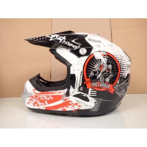 Casque Cross Victoria Bull Pour Deux Roues Victoria Bull Taille Xl Gang / 61-62cm Neuf